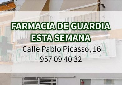 FARMACIA DE GUARDIA DURANTE ESTA SEMANA EN VILLA DEL RÍO