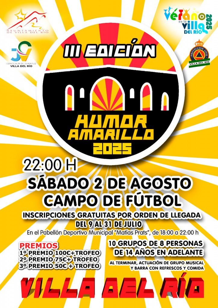 Humor Amarillo en Villa del Río 2025