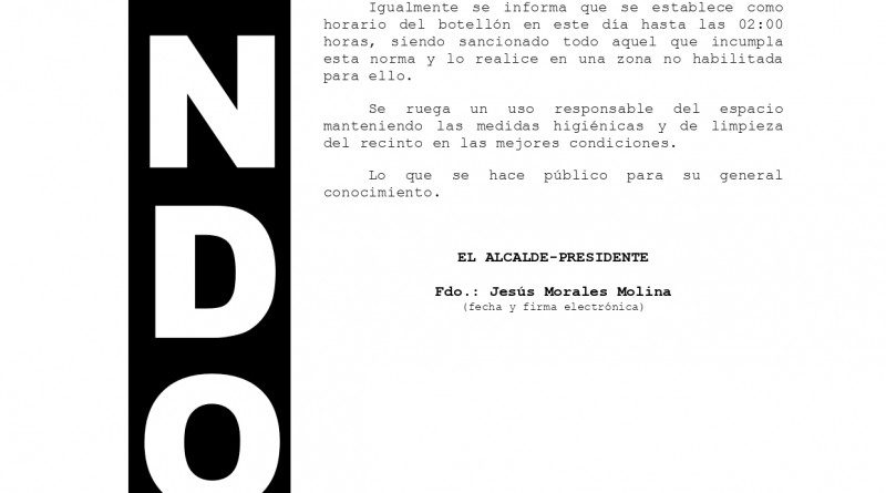 BANDO | Botellón en la Fiesta Joven 2025