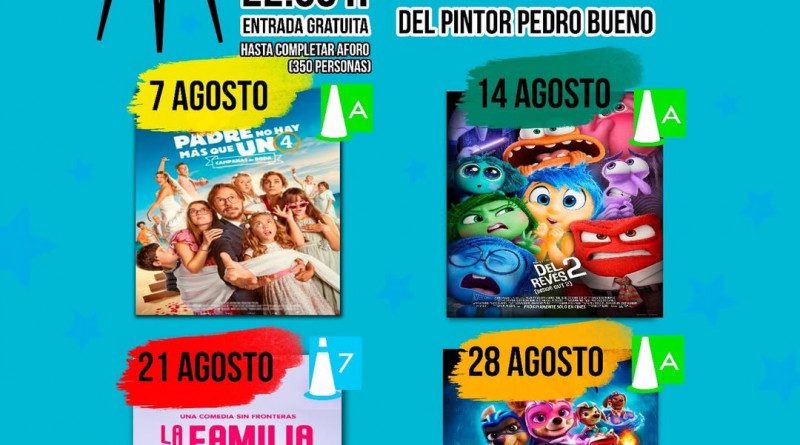 Cine de verano 2025 en Villa del Río
