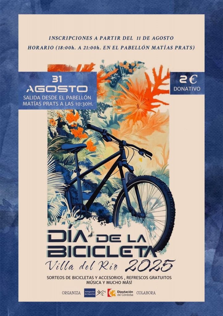 Día de la bicicleta 2025 en Villa del Río