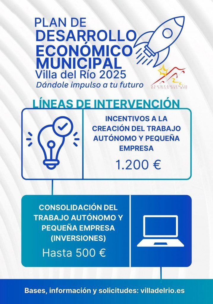 1200€ por ser nuevo autónomo en Villa del Río