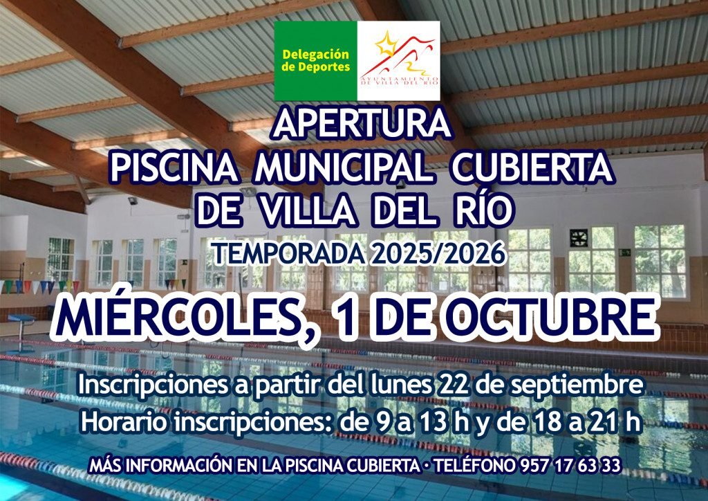 Apertura Piscina Cubierta Villa del Río