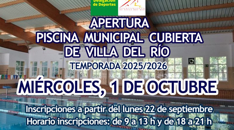 Apertura Piscina Cubierta Villa del Río