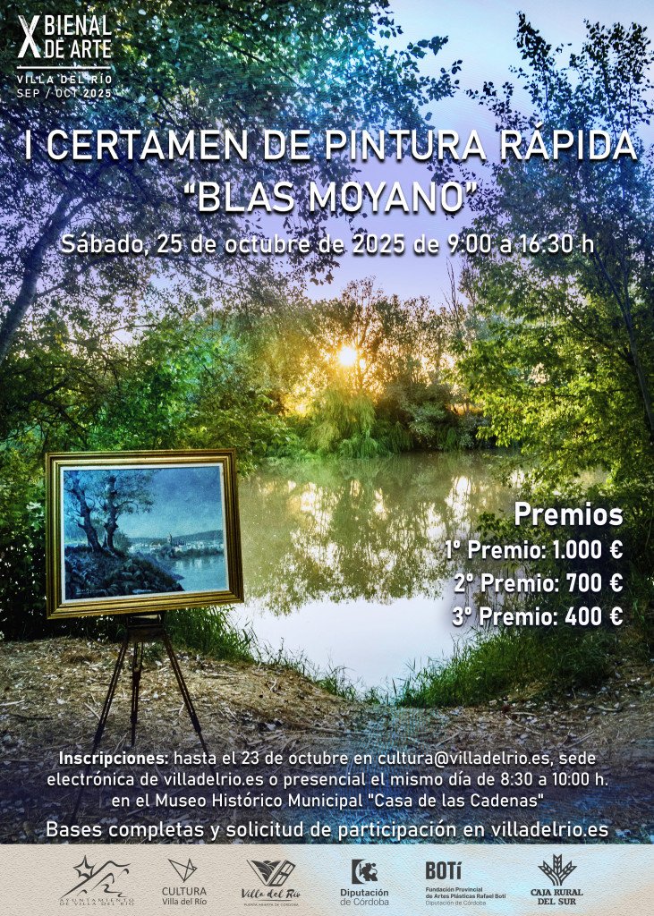 I Concurso de pintura rápida en homenaje al pintor "Blas Moyano"