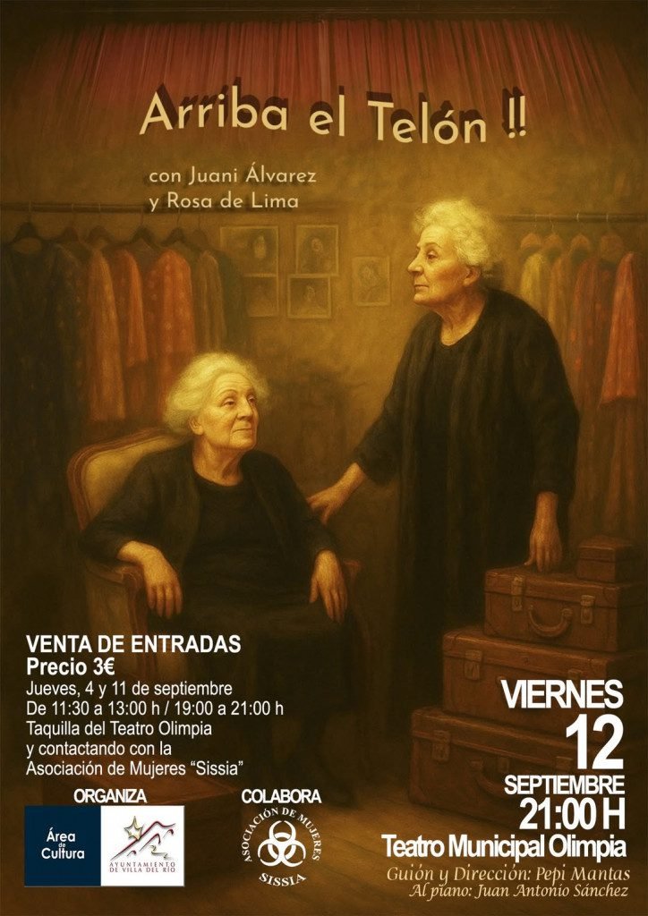 Obra de teatro "¡Arriba el telón!" en Villa del Río