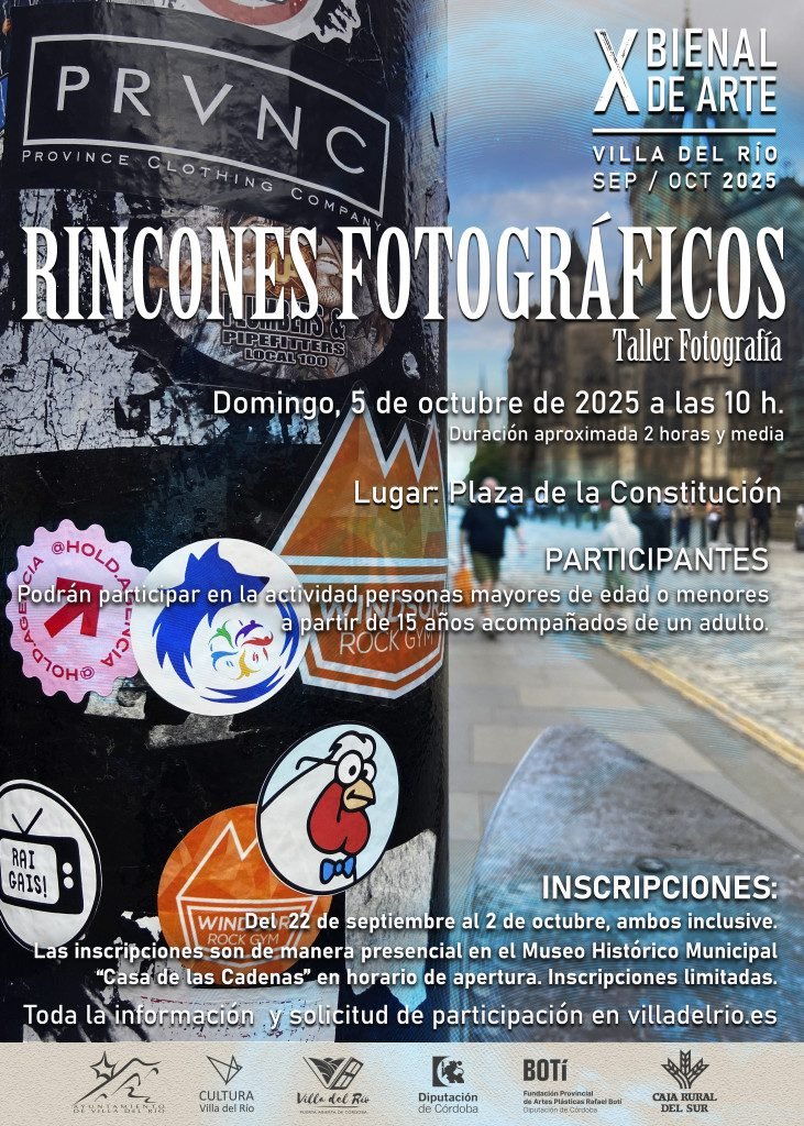 Taller de fotografía en Villa del Río con Franz Muñoz