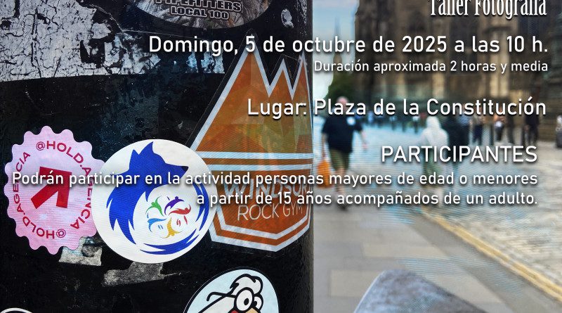 Taller de fotografía en Villa del Río con Franz Muñoz