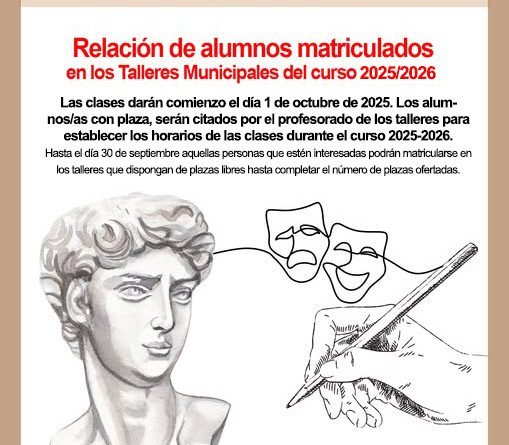 Talleres de escultura, pintura y teatro 2025
