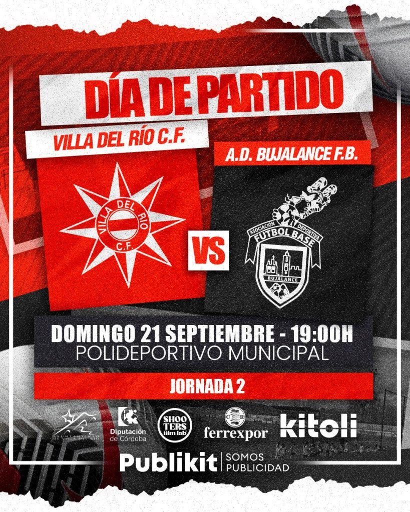 Villa del Río C.F. vs. A.D. Bujalance F.B.