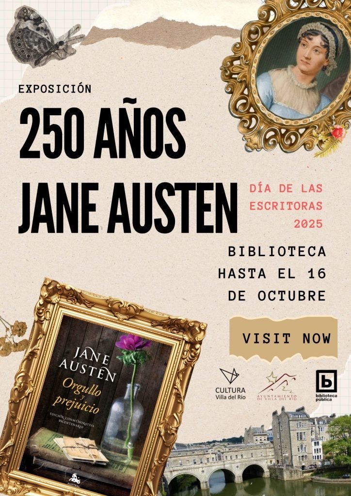 Exposición 250 de Jane Austen en la Biblioteca Municipal