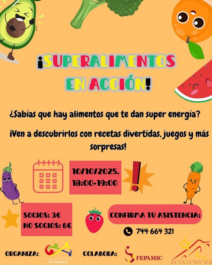 Taller Granaillo "Superalimentos en acción"