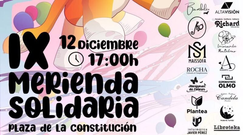 IX Merienda solidaria en Villa del Río