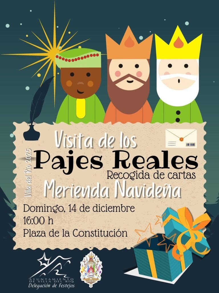 Los pajes reales visitan Villa del Río