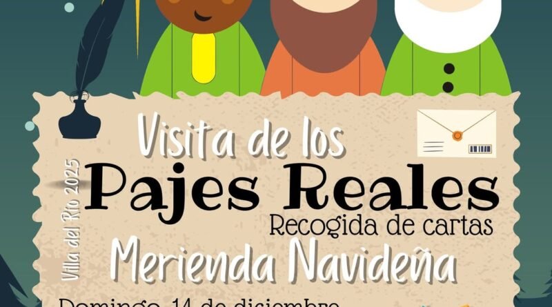 Los pajes reales visitan Villa del Río