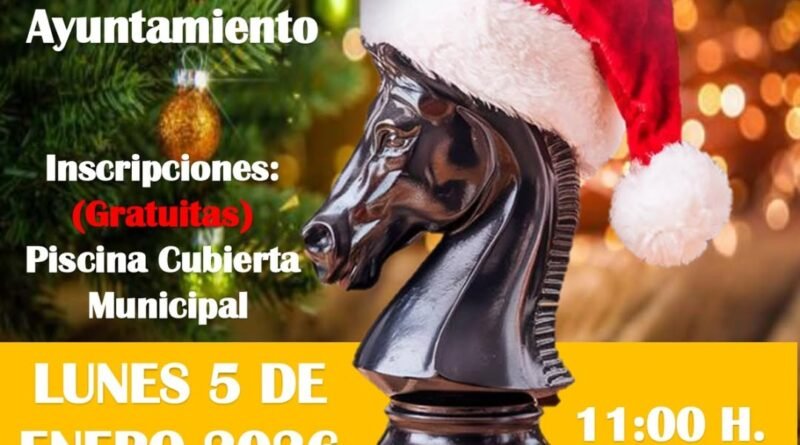 Torneo navideño de ajedrez en Villa del Río