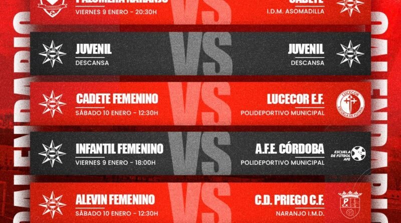 Calendario de partidos del Villa del Río S.D.