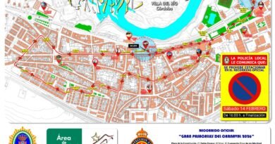 ITINERARIO DEL GRAN PASACALLES DEL CARNAVAL DE VILLA DEL RÍO 2026 ITINERARIO DEL GRAN PASACALLES DEL CARNAVAL DE VILLA DEL RÍO 2026