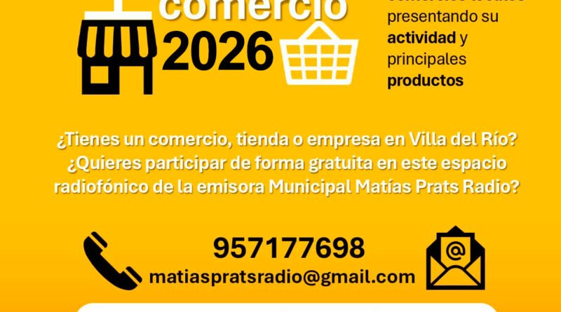 COMERCIO Y NUEVAS TECNOLOGÍAS | LA EMISORA MUNICIPAL "MATÍAS PRATS RADIO" OFRECE UN ESPACIO DE DIFUSIÓN A COMERCIOS, ESTABLECIMIENTOS Y EMPRESAS LOCALES