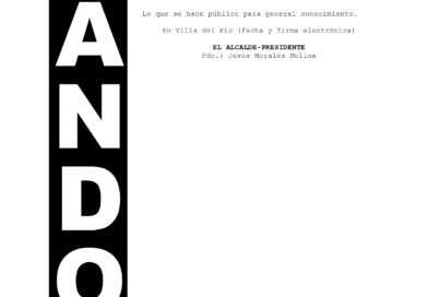 BANDO | CRUCES DE MAYO DE VILLA DEL RÍO 2026