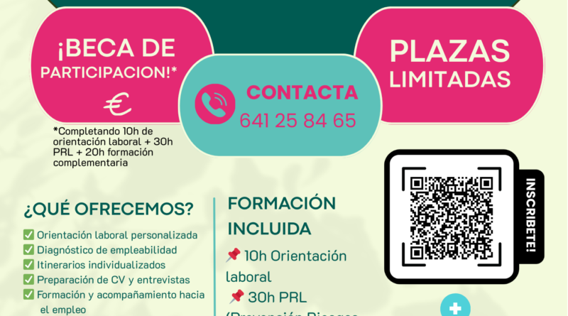 SERVICIOS SOCIALES | PROGRAMA DE INSERCIÓN LABORAL CON FORMACIÓN EN EL ÁMBITO SOCIOSANITARIO