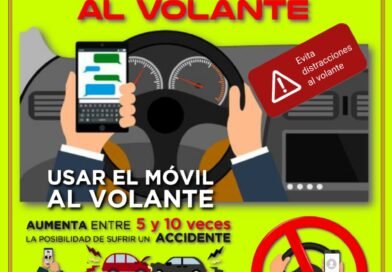 POLICÍA LOCAL · CAMPAÑA ESPECIAL DISTRACCIONES AL VOLANTE