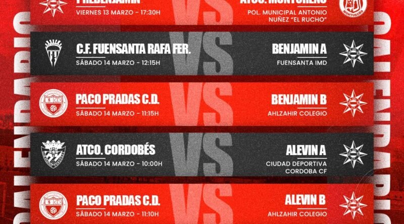 DEPORTES | CALENDARIO DE PARTIDOS DEL VILLA DEL RÍO S.D.