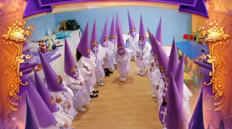 EL CEI PEQUILANDIA CELEBRA SU DESFILE PROCESIONAL INFANTIL EN VILLA DEL RÍO