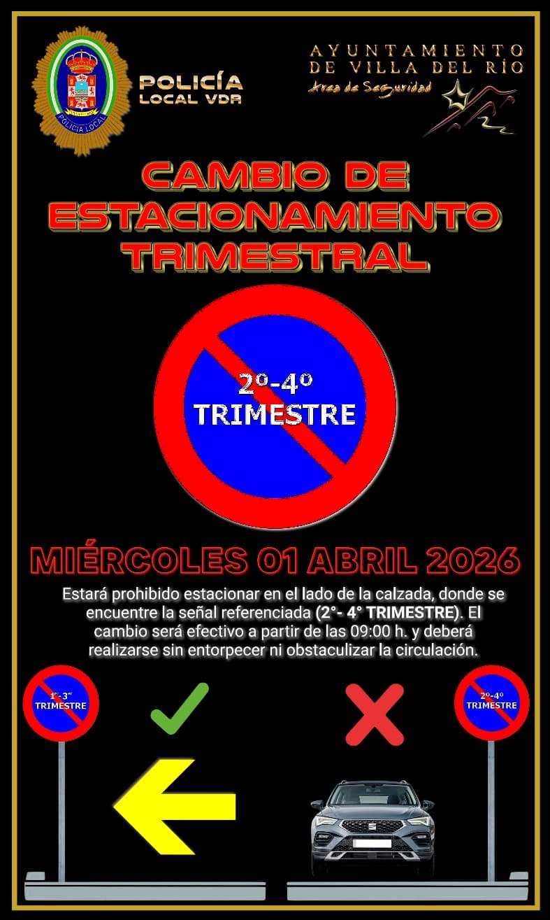 CAMBIO DE ESTACIONAMIENTO TRIMESTRAL