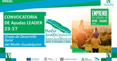 DESARROLLO LOCAL | CONVOCATORIA DE AYUDAS LEADER 2023–2027 EN EL VALLE DEL GUADALQUIVIR