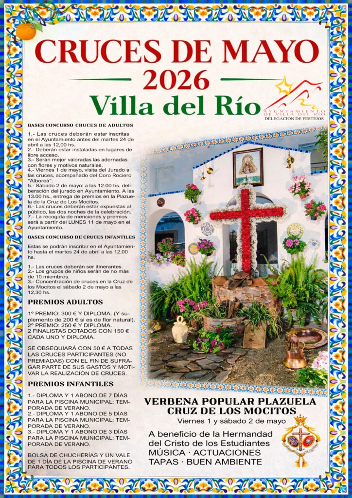 FESTEJOS | CRUCES DE MAYO DE VILLA DEL RÍO 2026