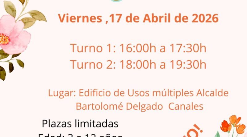 TALLER CREATIVO INFANTIL “VILLA DEL RÍO EN FLOR”