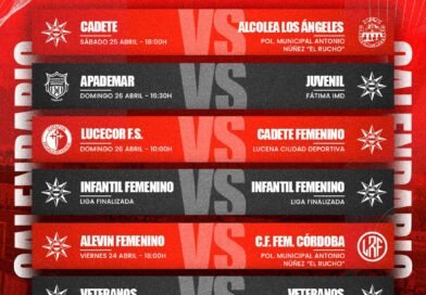 DEPORTES | CALENDARIO DE PARTIDOS DEL VILLA DEL RÍO S.D. PARA EL FIN DE SEMANA