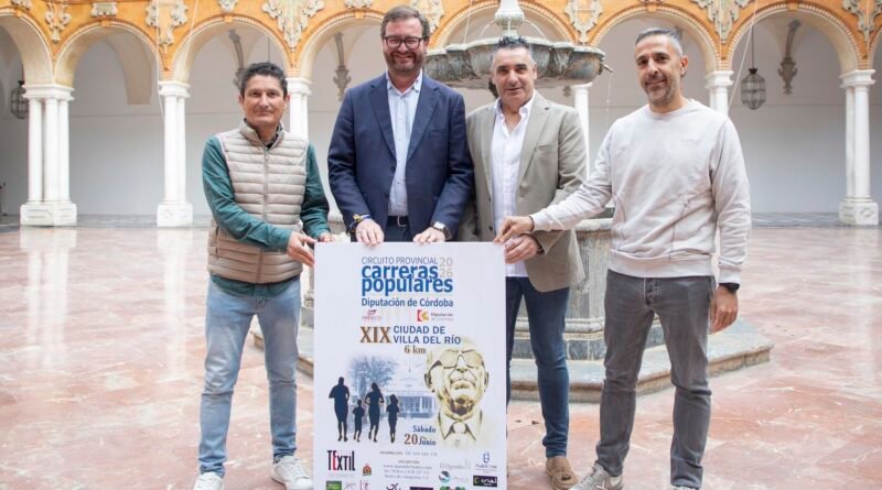 PRESENTACIÓN DEL CARTEL DE LA XIX CARRERA POPULAR CIUDAD DE VILLA DEL RÍO 2026