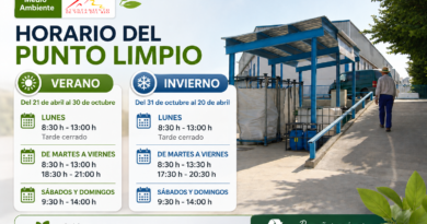 NUEVO HORARIO DEL PUNTO LIMPIO DE VILLA DEL RÍO Y REFUERZO DE LAS MEDIDAS CONTRA EL ABANDONO DE RESIDUOS