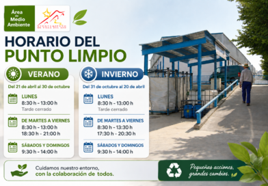 NUEVO HORARIO DEL PUNTO LIMPIO DE VILLA DEL RÍO Y REFUERZO DE LAS MEDIDAS CONTRA EL ABANDONO DE RESIDUOS