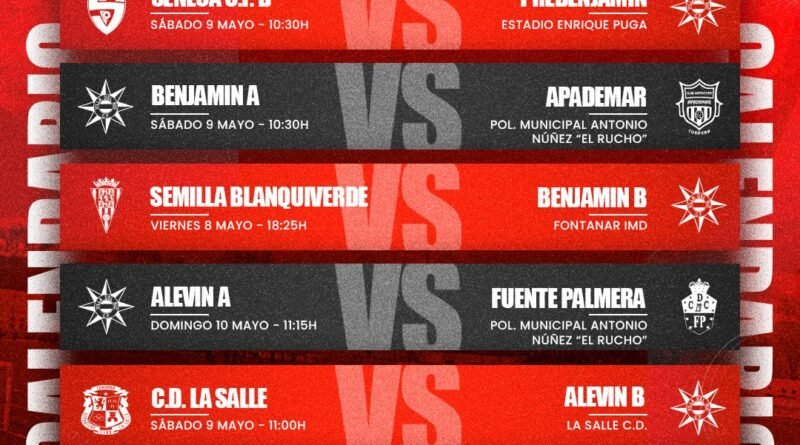 CALENDARIO DE PARTIDOS DEL VILLA DEL RÍO S.D.