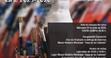 ACTO DE CLAUSURA Y EXPOSICIÓN DE LOS TALLERES MUNICIPALES DE PINTURA Y ESCULTURA DEL CURSO 2025/2026 ACTO DE CLAUSURA Y EXPOSICIÓN DE LOS TALLERES MUNICIPALES DE PINTURA Y ESCULTURA DEL CURSO 2025/2026