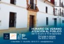 HORARIO DE VERANO DEL MUSEO HISTÓRICO MUNICIPAL «CASA DE LAS CADENAS» DE VILLA DEL RÍO PARA ATENCIÓN AL PÚBLICO