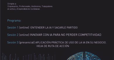 VILLA DEL RÍO ACOGERÁ LA FORMACIÓN «REINVENTAR EL NEGOCIO CON IA» VILLA DEL RÍO ACOGERÁ LA FORMACIÓN «REINVENTAR EL NEGOCIO CON IA»