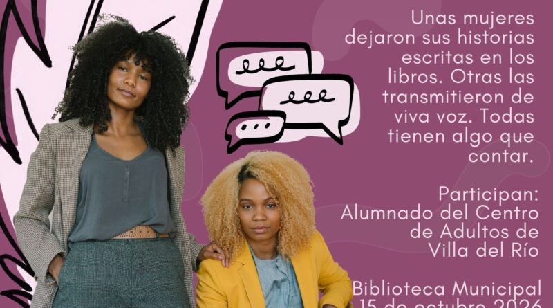 IGUALDAD Y CULTURA | «MUJERES QUE ESCRIBEN Y MUJERES QUE CUENTAN» · UNA ACTIVIDAD PARA DAR VOZ A LAS HISTORIAS DE LAS MUJERES