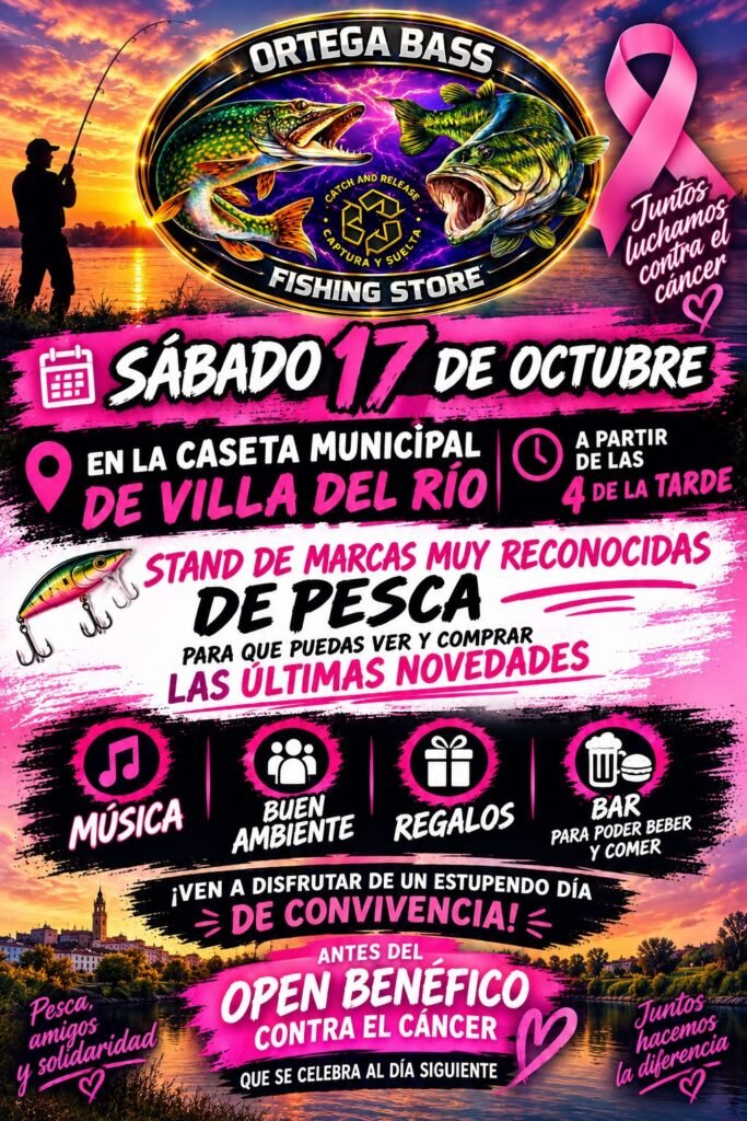 DEPORTES | ORTEGA BASS FISHING STORE ORGANIZA UNA JORNADA DE PESCA, CONVIVENCIA Y SOLIDARIDAD EN VILLA DEL RÍO